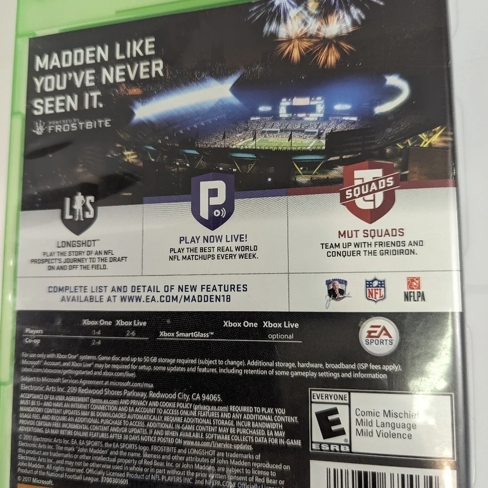 Xbox One Madden 18